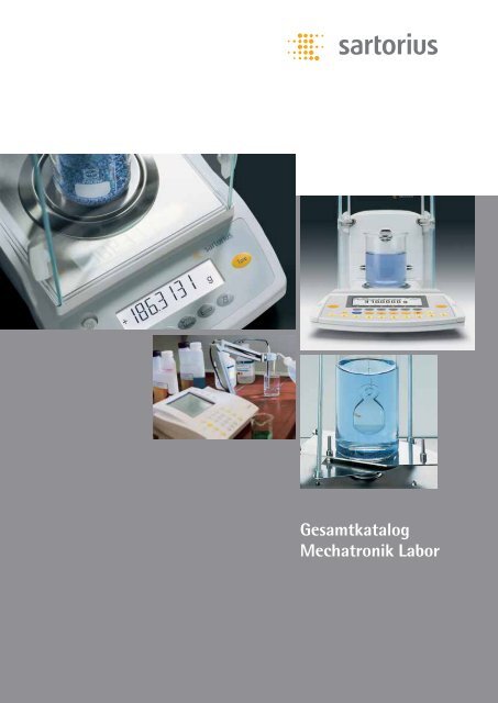 Katalog Sartorius Mechatronik Labor - PK Elektronik