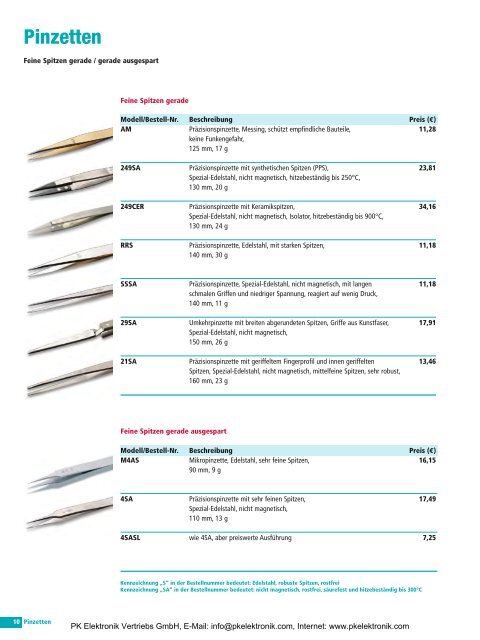 Katalog Cooper Tools Elektronikwerkzeuge - PK Elektronik