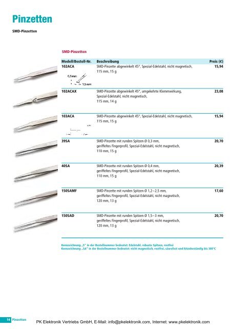 Katalog Cooper Tools Elektronikwerkzeuge - PK Elektronik