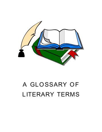 Literary terms dictionary high school