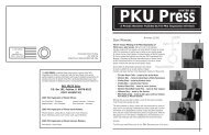 PKU Newsletter.Winter 2003 - PKU Organization of Illinois