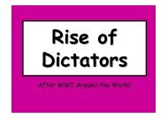 Rise of Dictators