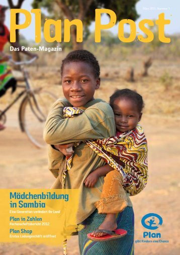 Mädchenbildung in Sambia - Plan Deutschland