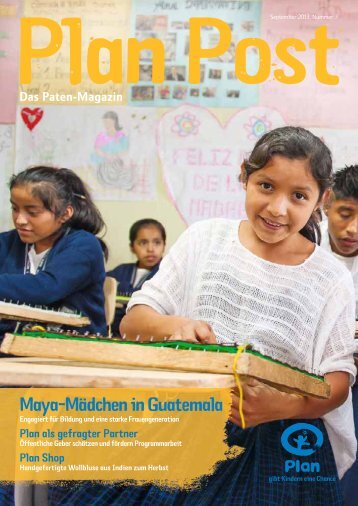 Maya-Mädchen in Guatemala - Plan Deutschland