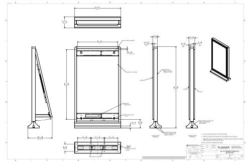 Planar UltraRes Series CAD Drawings
