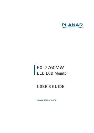 User Manual - Planar