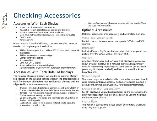 Clarity Margay II Quick Start Guide - Planar