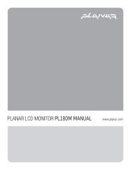 Product Manual - Planar