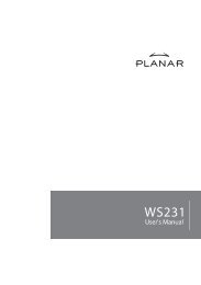 Product Manual (pdf) - Planar