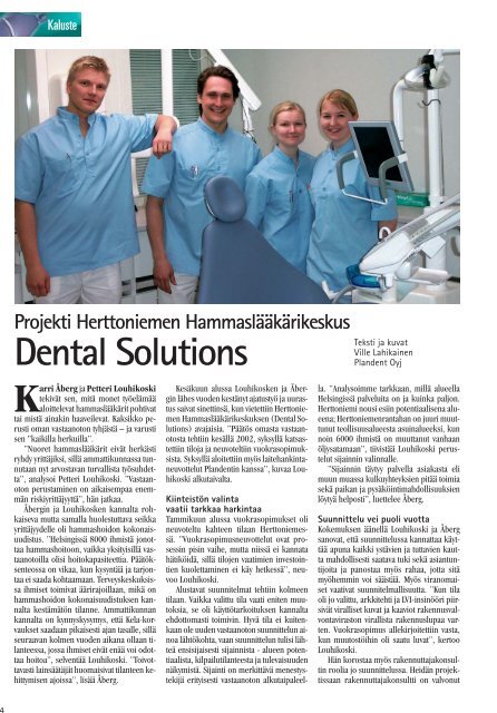 Dental Solutions - Plandent Oy