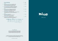 House Wines - Blue Bar
