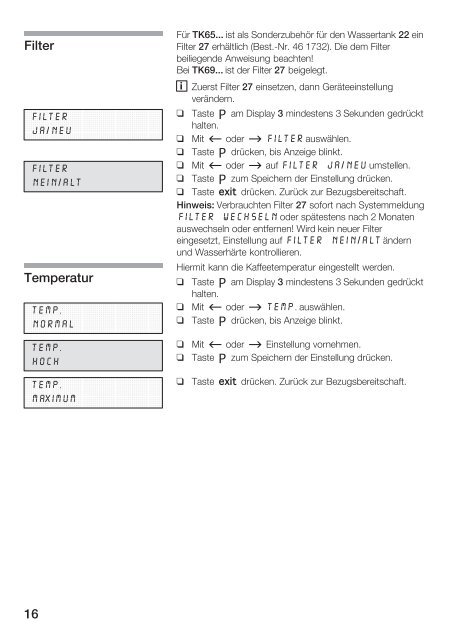 TK 65... TK 69... - Bielmeier