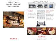 Cafina Viva S Prospekt - Planerhandbuch