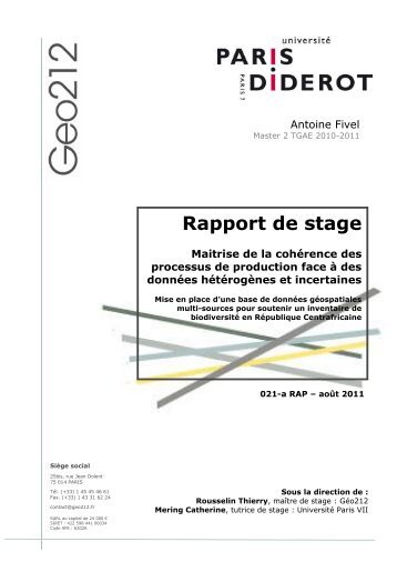 Rapport de stage - Planet Action