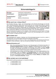 GÃ¤rtner/in Steckbrief GÃ¤rtner/in