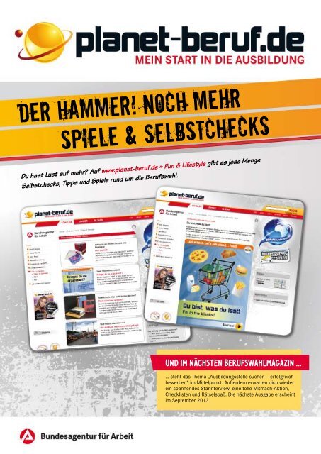 PDF -Download - Planet Beruf.de