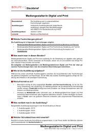 Mediengestalter/in Digital und Print Steckbrief ... - Planet Beruf.de