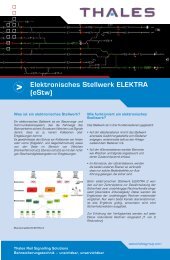 Elektronisches Stellwerk ELEKTRA - Planet Corporate | Home