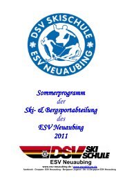 F 2011 SP Heft V I - ESV Neuaubing