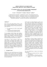 application of auto-rotation for entry, descent and landing on mars 7 ...