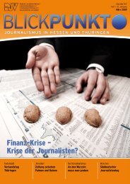 Finanz-Krise – Krise der Journalisten? - Deutscher ...