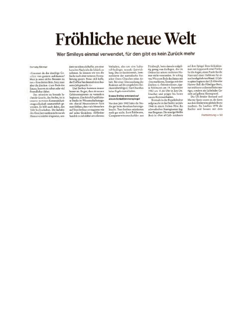 sonntagszeitung.ch Artikel Smileys