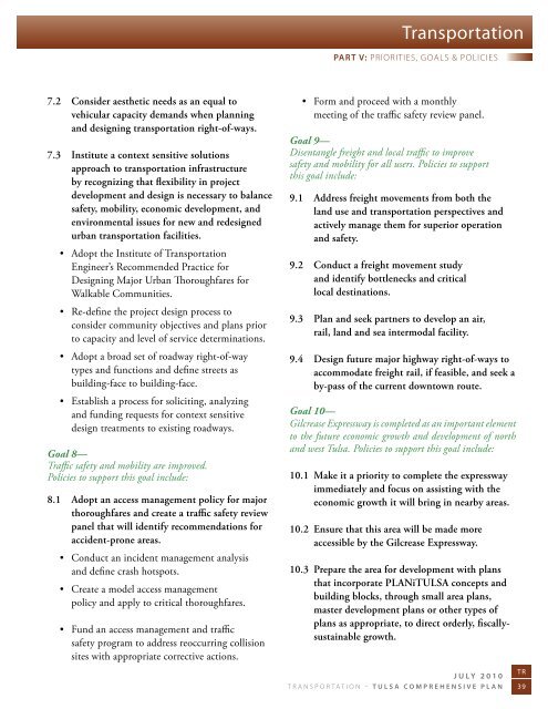 Tulsa Comprehensive Plan - PLANiTULSA