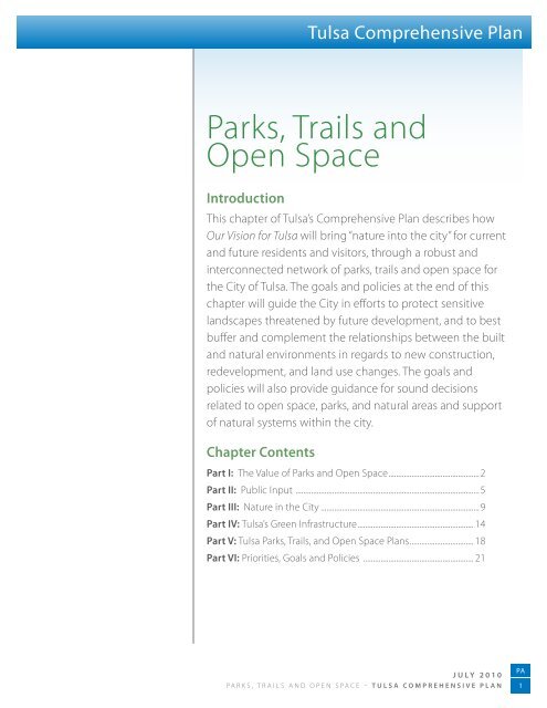 Tulsa Comprehensive Plan - PLANiTULSA