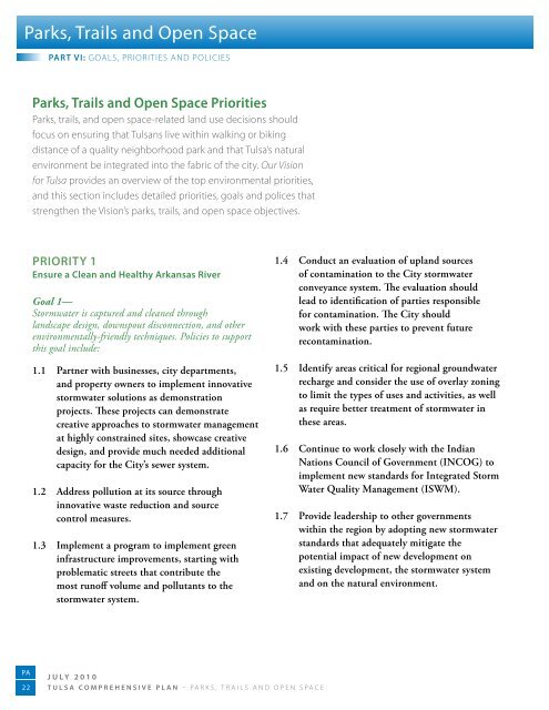 Tulsa Comprehensive Plan - PLANiTULSA