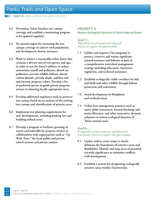 Tulsa Comprehensive Plan - PLANiTULSA