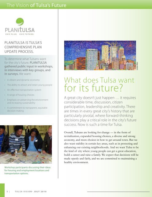 Tulsa Comprehensive Plan - PLANiTULSA