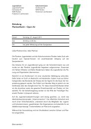 Einladung PlankenRockt – Open Air - Gemeinde Planken