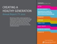 View the 2010 PPLM Annual Report - Planned Parenthood