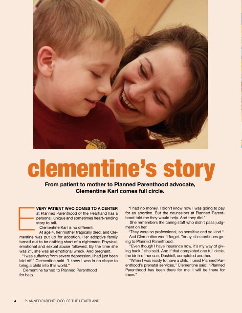 Clementine - Planned Parenthood