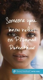 ANNUAL REPORT - Planned Parenthood