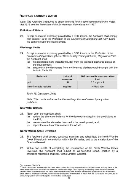 Development Consent - Department of Planning