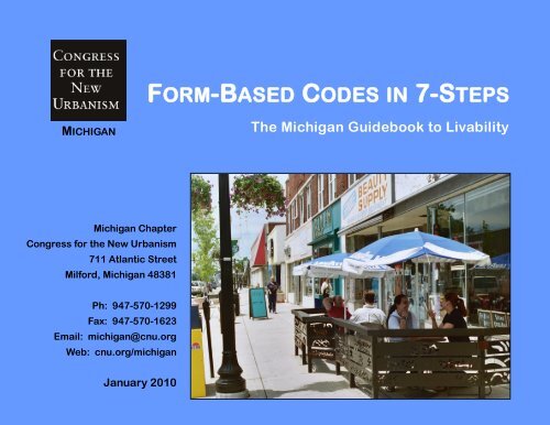 FORM-BASED CODES IN 7-STEPS - Michigan Society of Planning