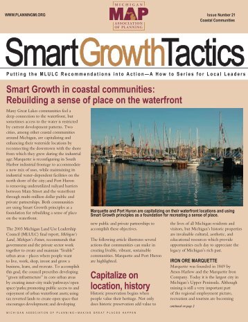 Smart Growth in coastal communities - Michigan Society of Planning