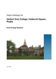 Herbert Grey College, Caldecott Square, Rugby - Rugby Borough ...