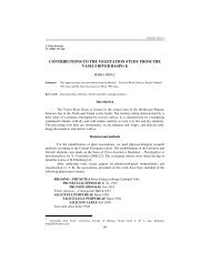 contributions to the vegetation study from the vaslui river basin