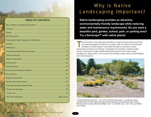 Living Landscapes in South Dakota - Plant Materials Program - US ...