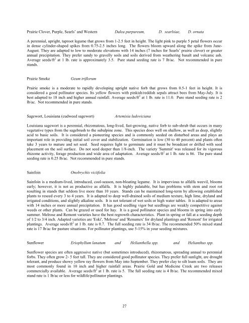 Idaho Plant Materials Technical Note No. 24