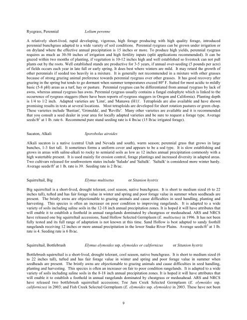 Idaho Plant Materials Technical Note No. 24