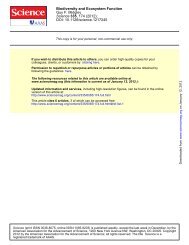 Ecology. Biodiversity and ecosystem function. - ResearchGate