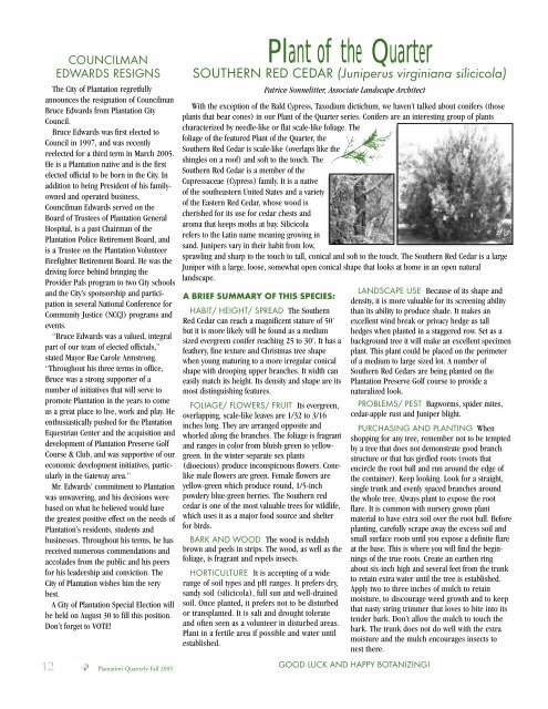 pq fall pdf pages.qxp - City of Plantation