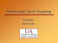 Monitoring: Spore Trapping - Plant Management Network