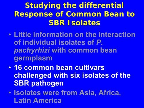 Resistance to Soybean Rust in Dry Beans. - Plant Management ...