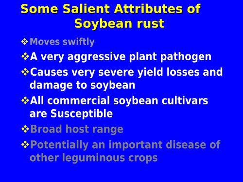 Resistance to Soybean Rust in Dry Beans. - Plant Management ...