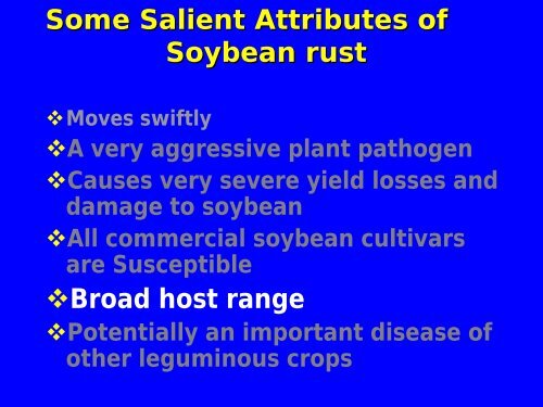 Resistance to Soybean Rust in Dry Beans. - Plant Management ...