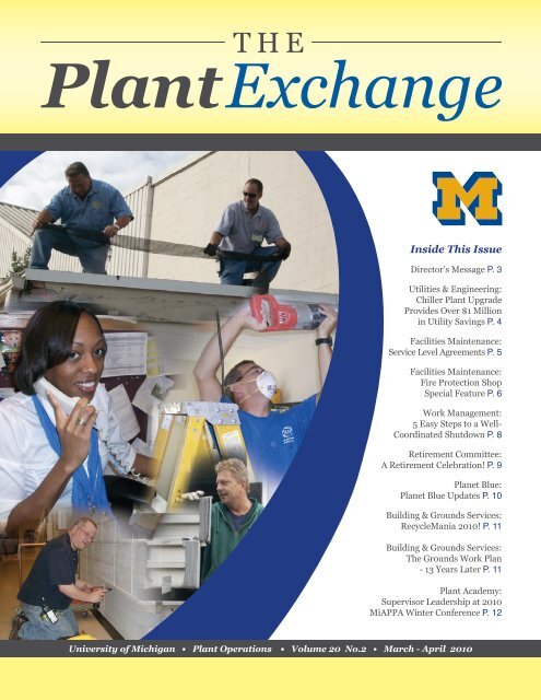 Inside This Issue - Plant Operations - University of Michigan